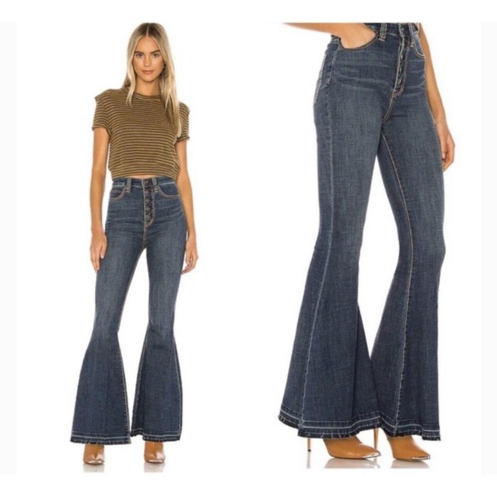Free People We The Free Irreplacable Flare Jeans